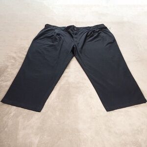 George Foreman Men's Big & Tall Blue Chino Pants Size 52x28 Relaxed Fit Plus